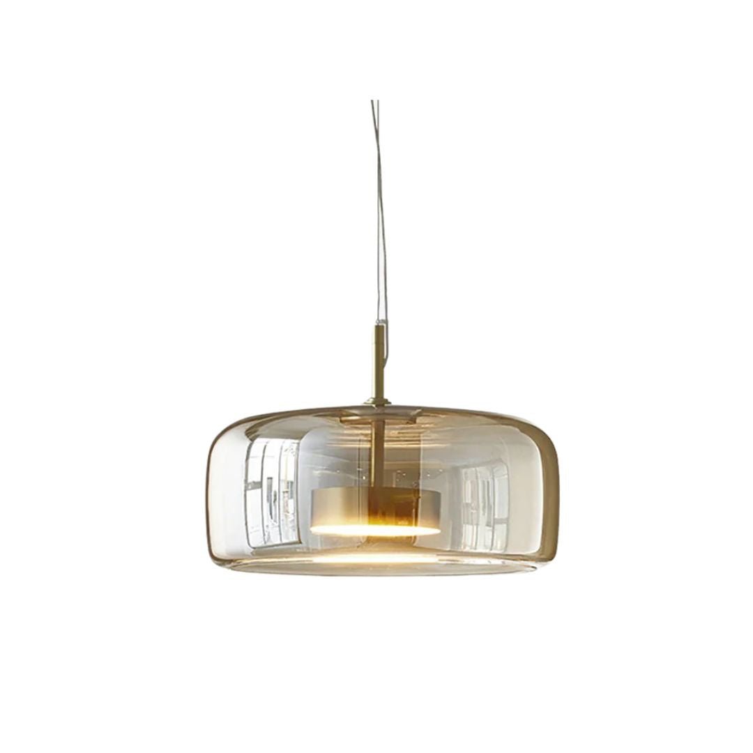 Lampe suspendue en verre de forme moderne