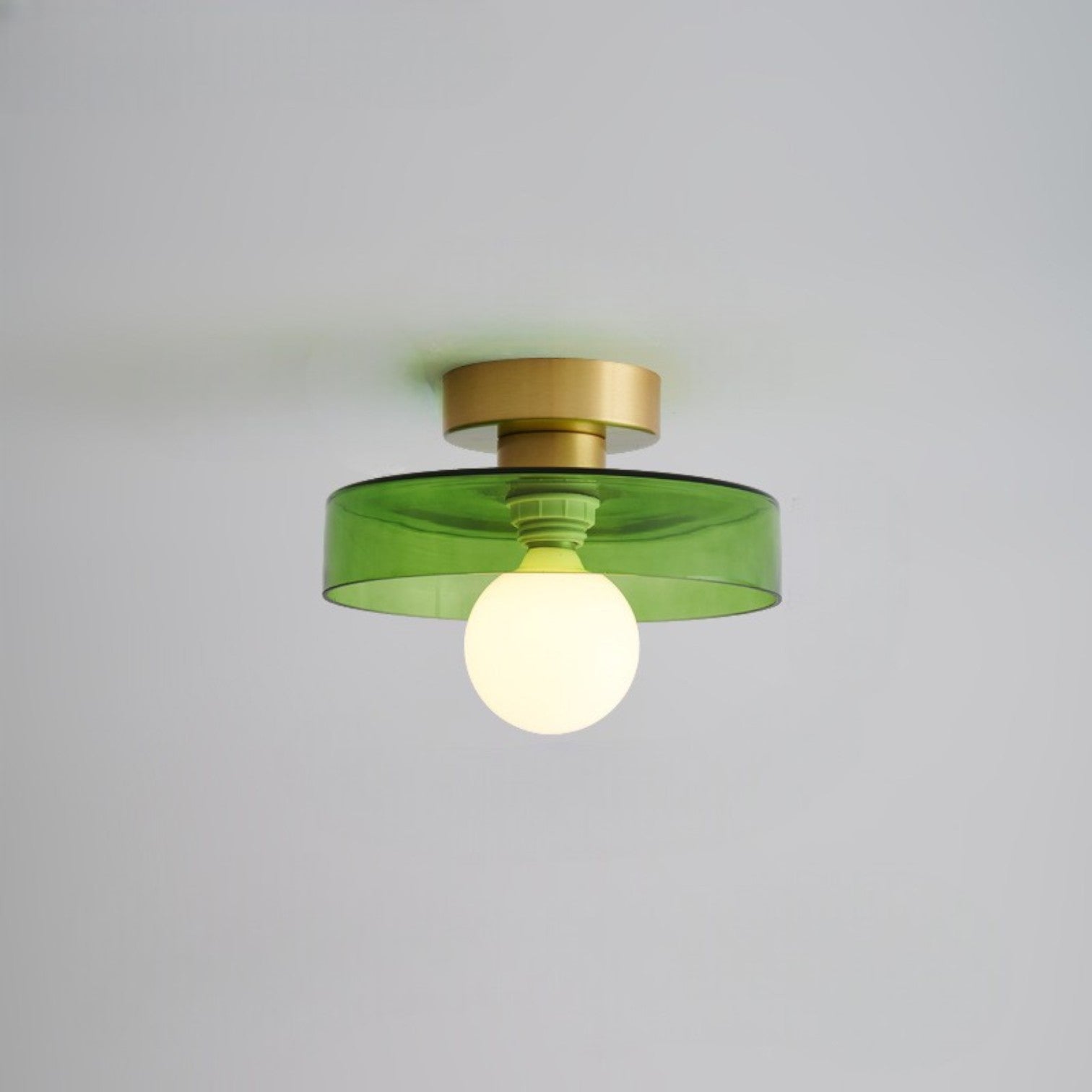 Francuska lampa sufitowa w stylu Bauhaus