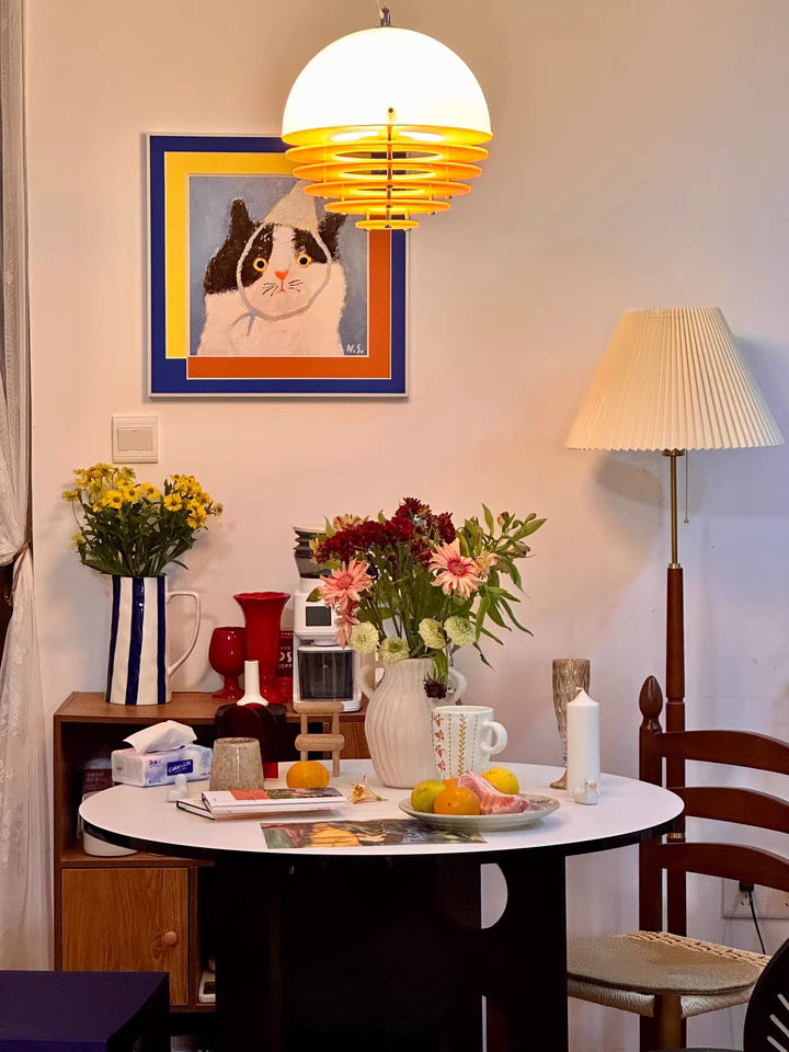 Moderne hanglamp Sunset met lamp in Bauhaus-stijl