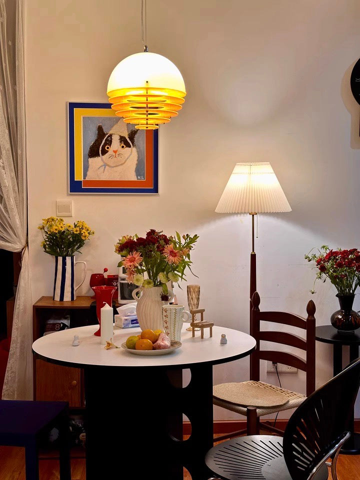 Moderne hanglamp Sunset met lamp in Bauhaus-stijl