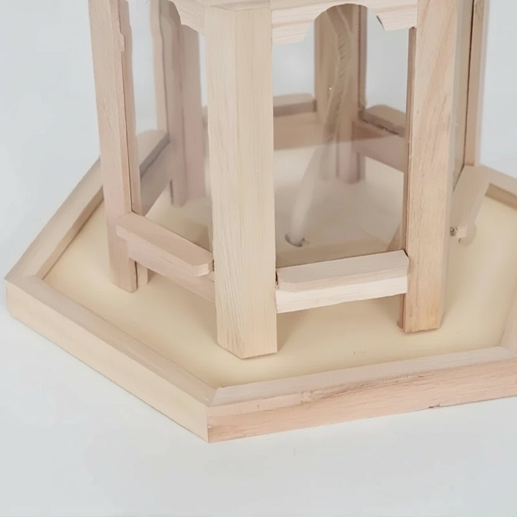 Mangeoire suspendue en bois pour oiseaux, pour graines