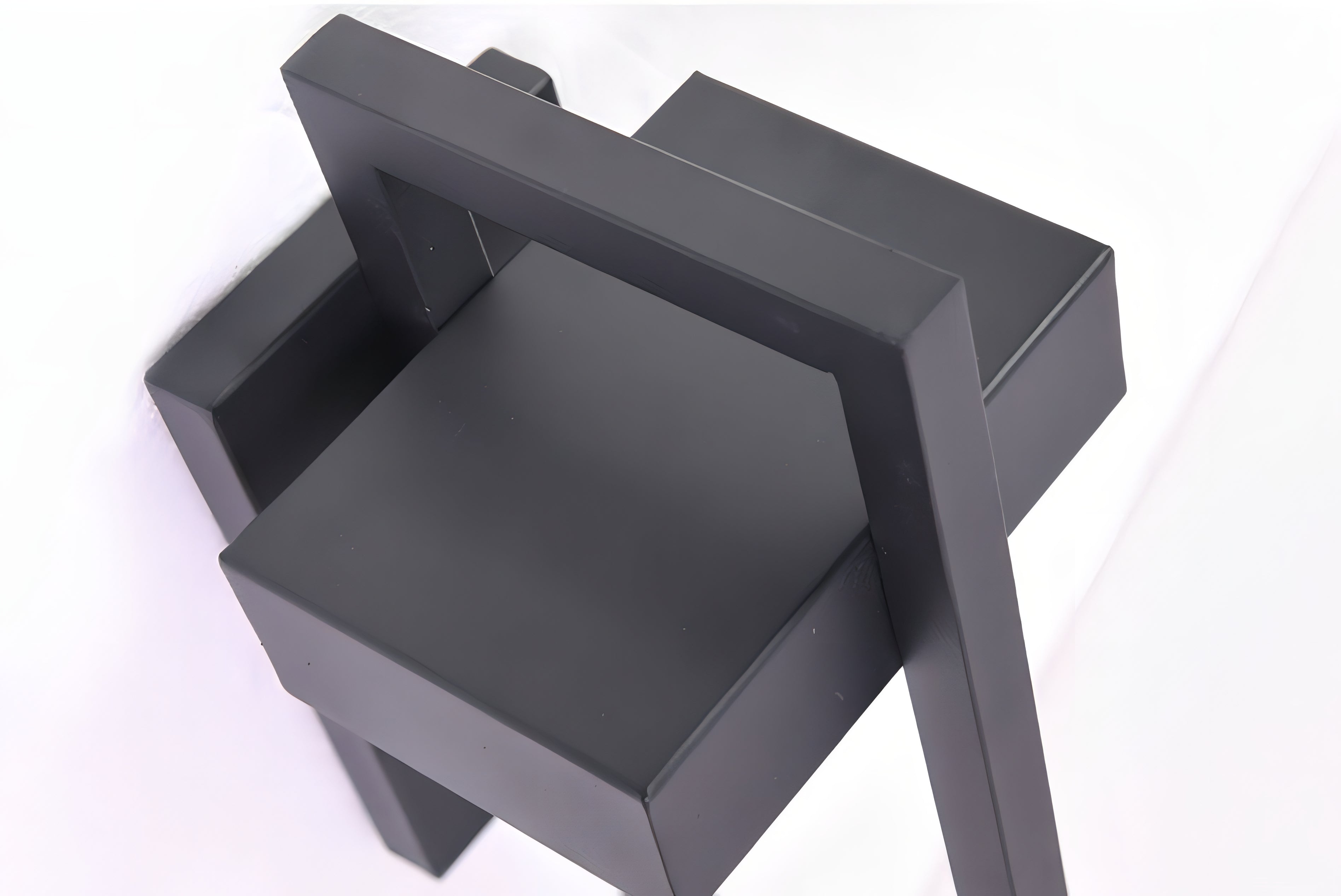 Applique murale extérieure à forme géométrique en métal