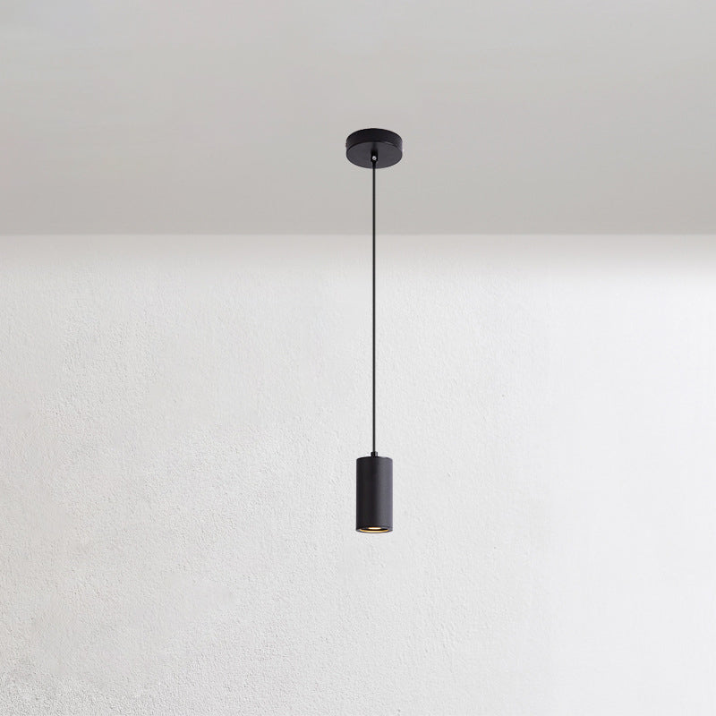 Nordycka minimalistyczna lampa wisząca kolumna z metalu