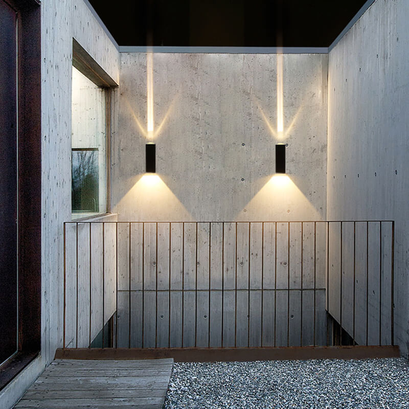 Buitenmuurlamp LED met op- en neerlicht effect