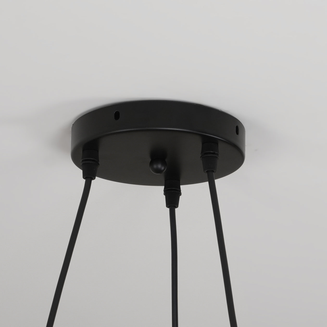 Ronde hanglamp met vogels en ronde modules