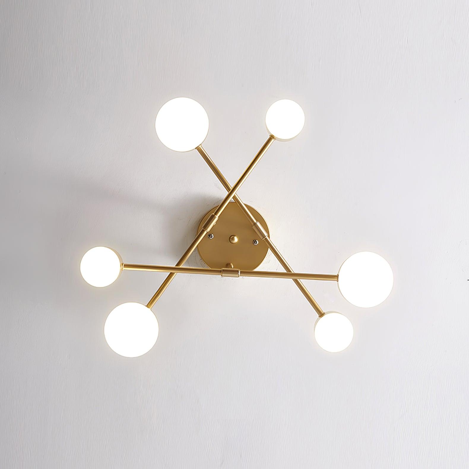 Moderne plafondlamp LED van het type sputnik