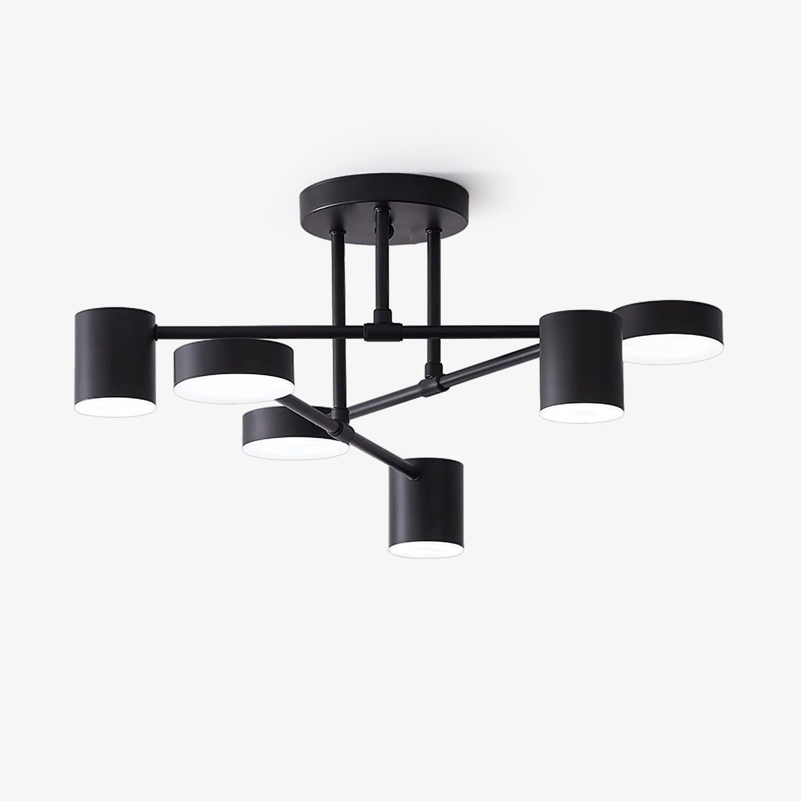 Moderne plafondlamp LED van het type sputnik