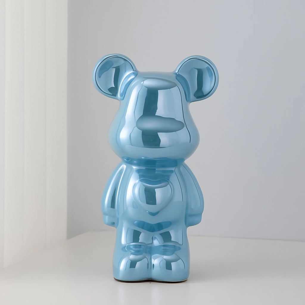 Kompaktowa figurka dekoracyjna w kształcie niedźwiedzia