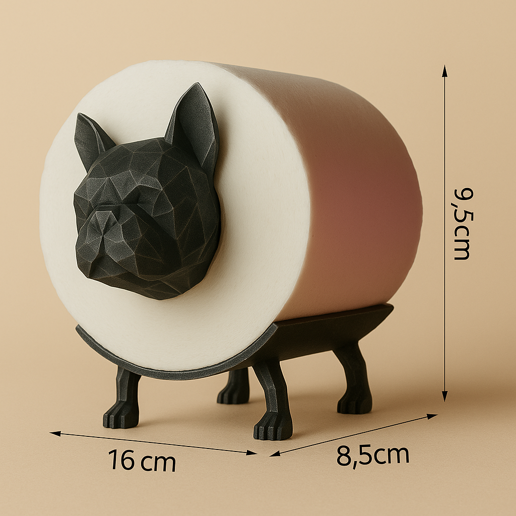 Stojący uchwyt na rolkę papieru toaletowego w kształcie zwierzęcia