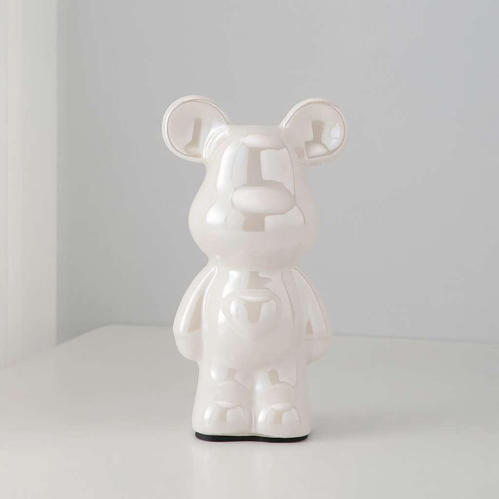 Kompaktowa figurka dekoracyjna w kształcie niedźwiedzia
