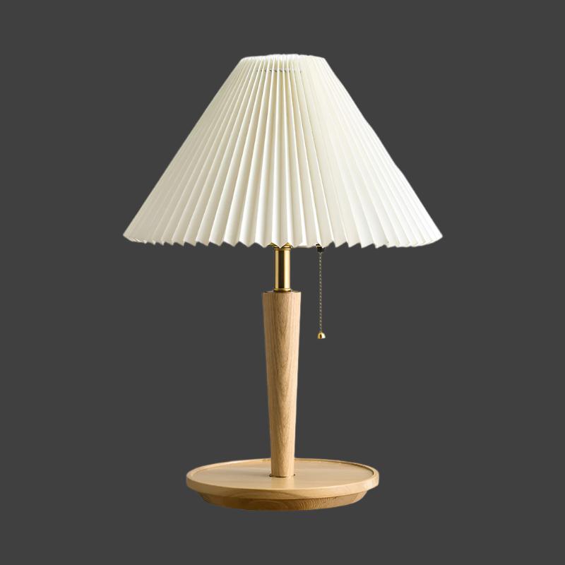Lampe de table élégante avec abat-jour en tissu