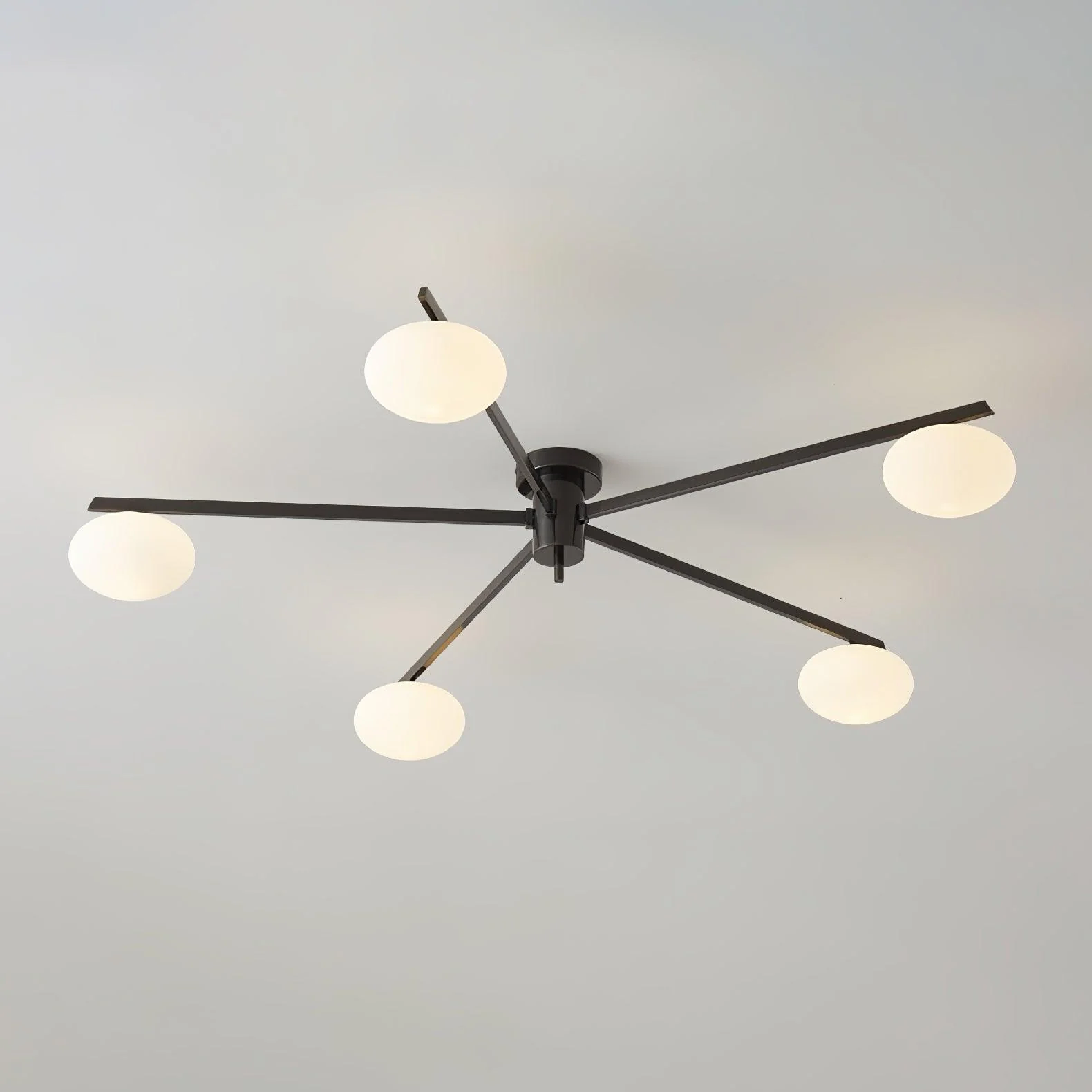 Lampe de plafond moderne à plusieurs bras