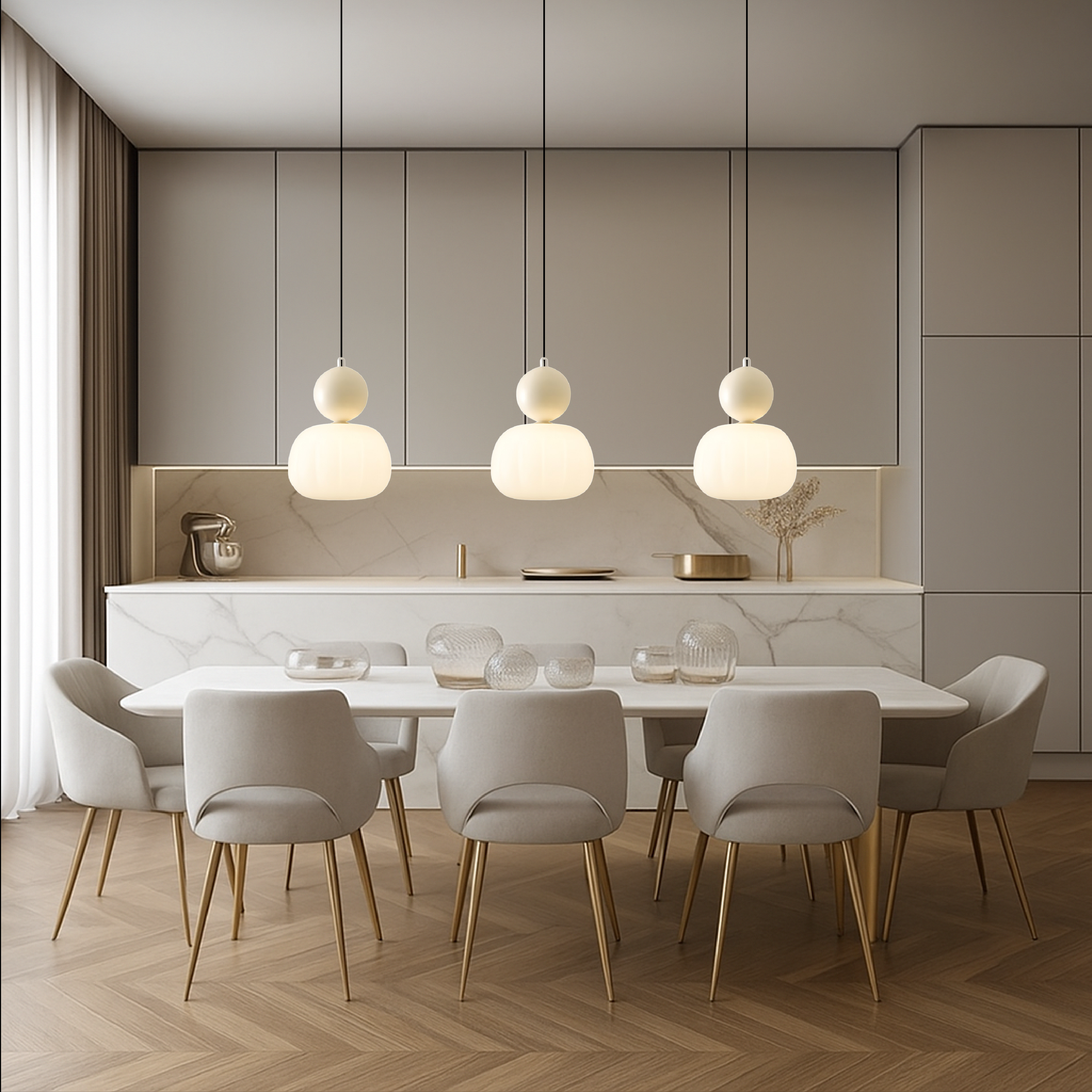 Lampa wisząca w stylu art déco