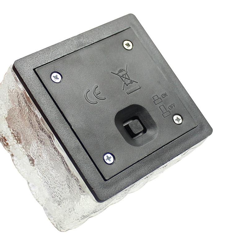 Lampe solaire de jardin à LED avec effet d'eau ondulante