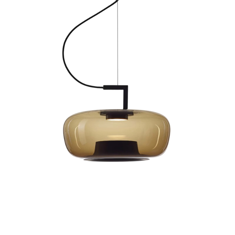 Lampa wisząca szklana